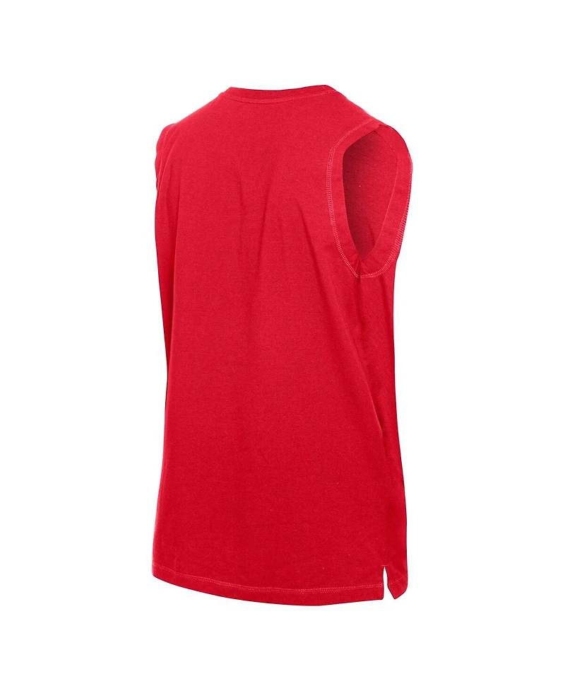 New Era Men's Red Tampa Bay Buccaneers Leisure Collection Tank Top