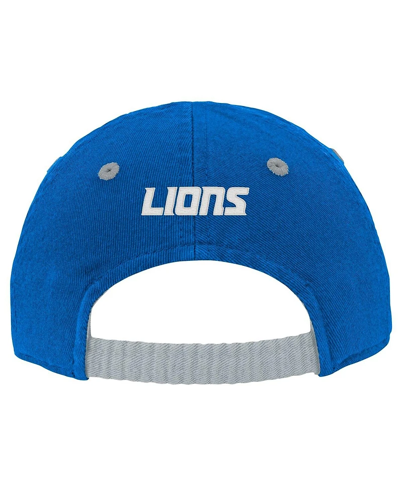 Outerstuff Baby Boys and Girls Blue Detroit Lions Team Slouch Flex Hat