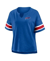 Fanatics Women's Royal Buffalo Bills Plus Redzone Notch Neck T-Shirt