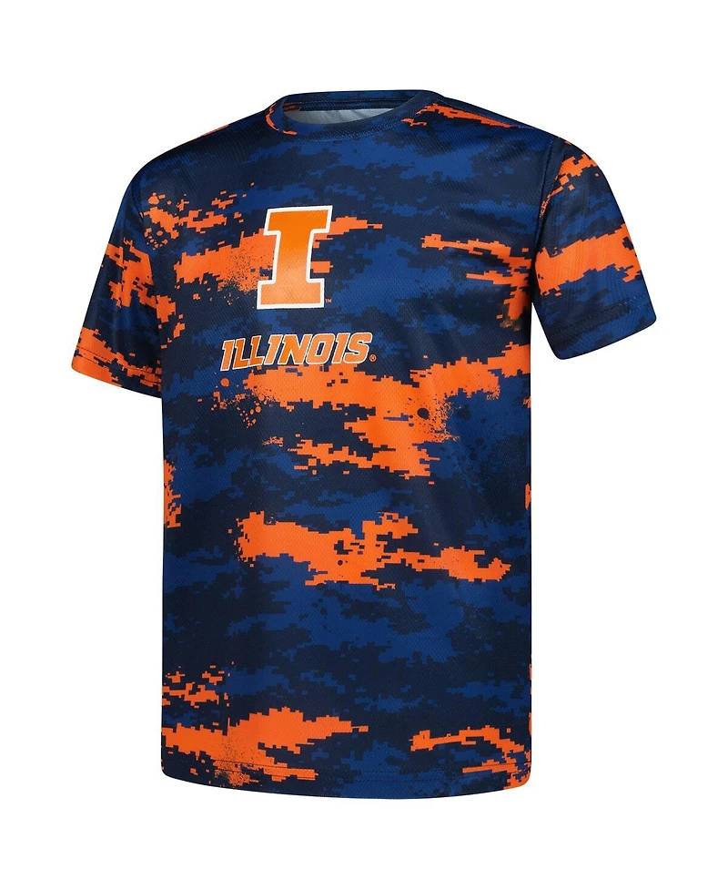 Outerstuff Big Boys and Girls Navy Illinois Fighting Illini Scrimmage T-Shirt