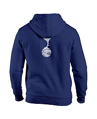 1863FC Men's Navy Tottenham Hotspur Wordmark Fleece Pullover Hoodie
