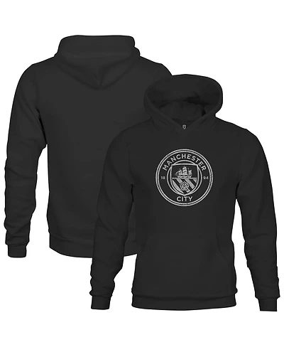 1863FC Big Boys and Girls Black Manchester City Pullover Hoodie