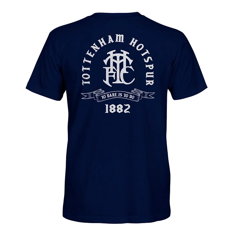 1863FC Men's Navy Tottenham Hotspur Come on You Spurs Cotton T-Shirt