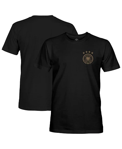 1863FC Men's Black Germany National Team Mono Badge T-Shirt