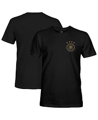 1863FC Men's Black Germany National Team Mono Badge T-Shirt