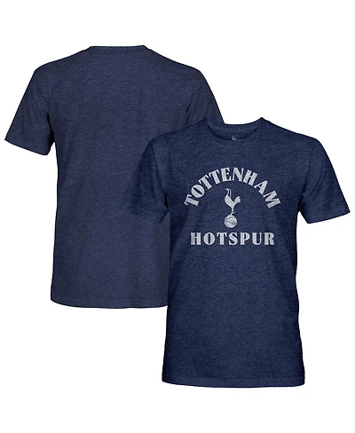 1863FC Men's Navy Tottenham Hotspur Team Arch Vintage Tri-Blend T-Shirt