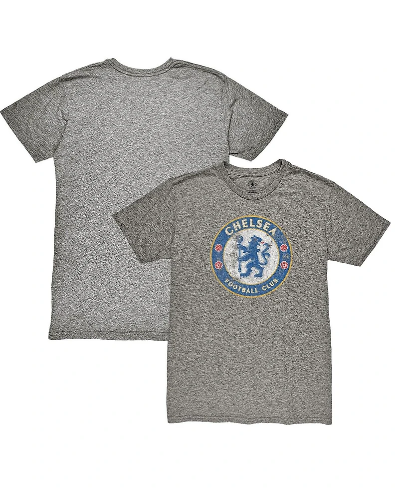 1863FC Men's Heather Gray Chelsea Color Badge Vintage Tri-Blend T-Shirt