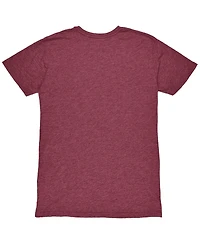 1863FC Men's Maroon Detroit City Fc Color Crest Twisted Tri-Blend Slub T-Shirt