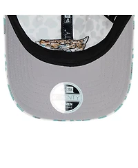 New Era Girls Toddler White Jacksonville Jaguars Active Leopard 9TWENTY Adjustable Hat