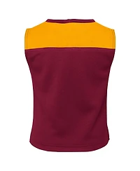 Outerstuff Girls Preschool 2-Piece Burgundy Washington Commanders Spirit Cheerleader Set with Bloomers