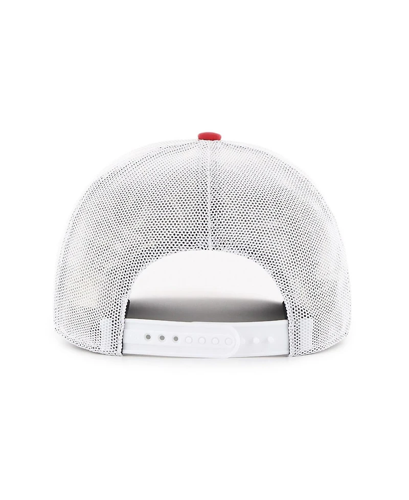'47 Brand Men's Scarlet Ohio State Buckeyes Rangefinder Brrr Trucker Adjustable Hat