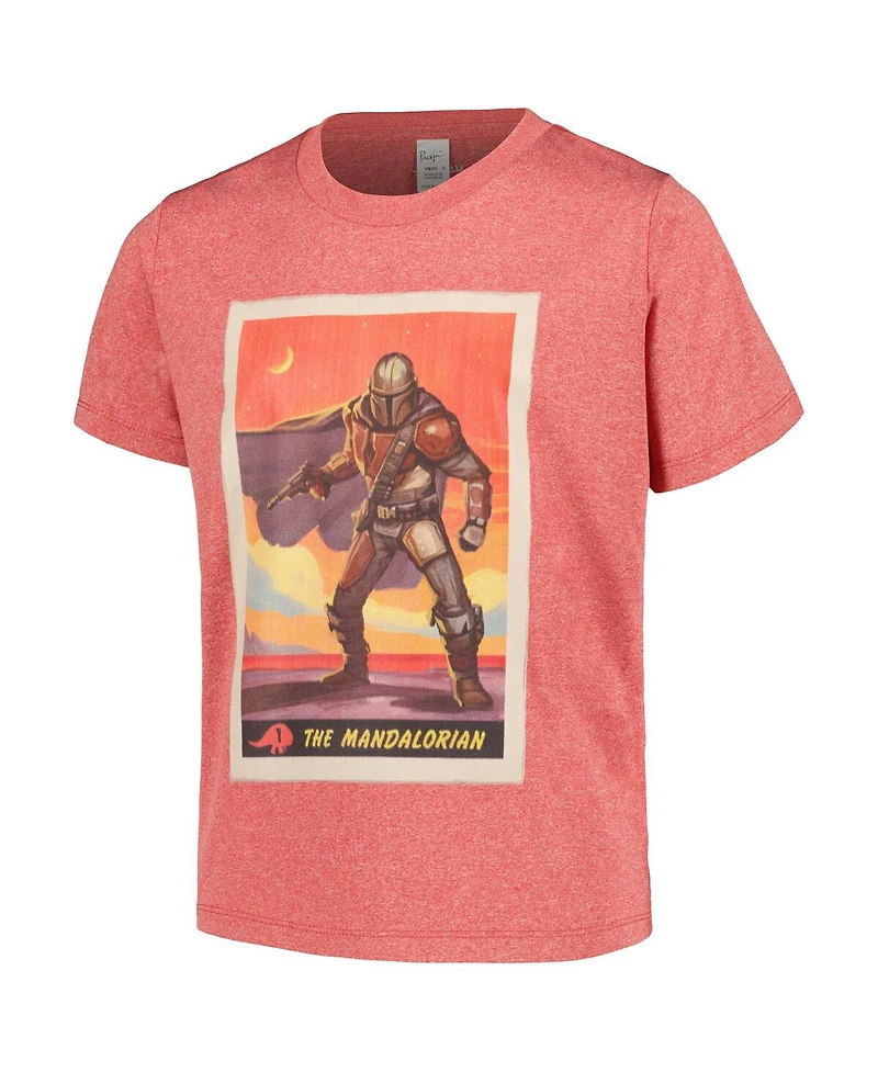 Mad Engine Big Boys and Girls The Mandalorian Poster T-Shirt