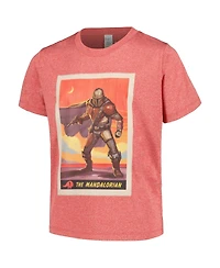 Mad Engine Big Boys and Girls The Mandalorian Poster T-Shirt