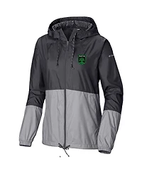 Columbia Women's Black/Gray Austin Fc Flash Forward Team Windbreaker Jacket