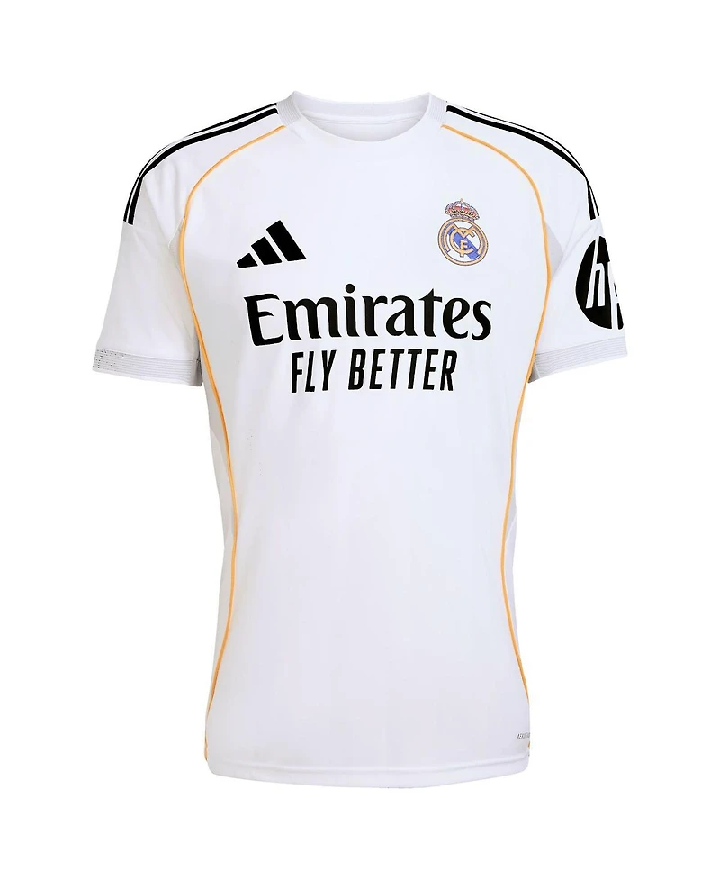 Adidas Men's Kylian Mbappe White Real Madrid 2025/26 Home Replica Player Jersey