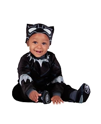 Jazwares Baby Boys and Girls Black Panther Costume with Hat
