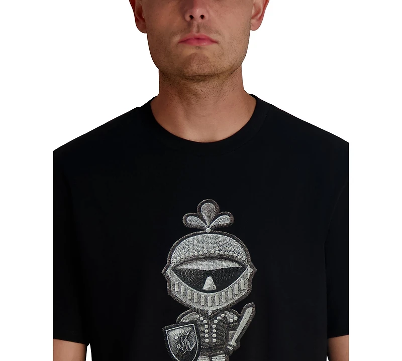 Karl Lagerfeld Paris Men's Embroidered T-Shirt