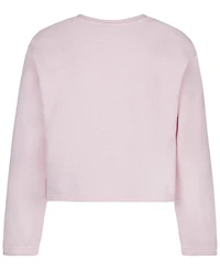 Hurley Girls 7-16 Lurex Fleece Crewneck Sweatshirt