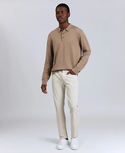 Kenneth Cole Men's Long Sleeve Polo Sweater