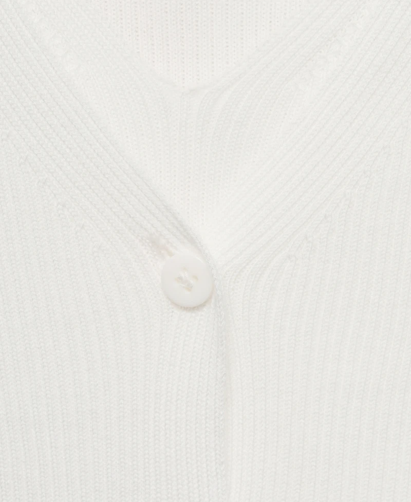 Mango Women's Mixed Ribbed Sweater