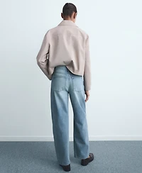 Mango Women's High-Rise Balloon Jeans