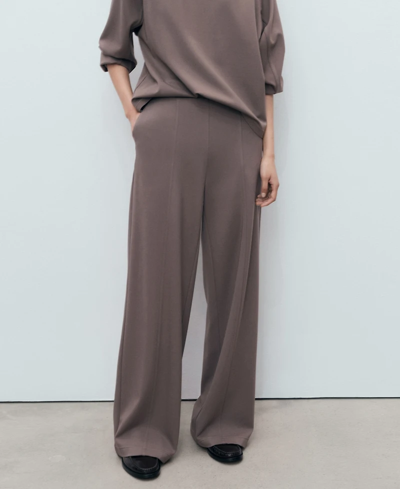 Mango Women's Elastic Waist Jogger Pants