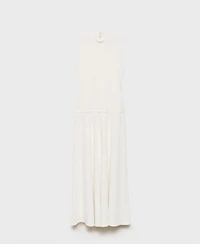 Mango Women's Combined Long Dress