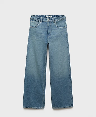 Mango Women's Mid-Rise Straight Jeans