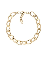 Skagen Women's Anja Pebbles Gold Brass Chain Necklace