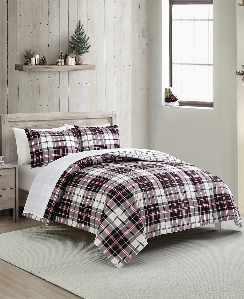 Sunham Holiday Plaid 3-Pc. Comforter Sets