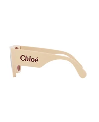 Chloe Women's Rectangle Sunglasses, CH0233S 6N000527