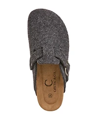 Felt Buckle Clog