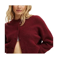 Cotton On Women's Button Up Cardigan