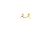 Lucy Quartermaine Sycamore Studs in Gold Vermeil