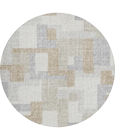 Dalyn Portico Washable PO3 8'x8' Round Area Rug