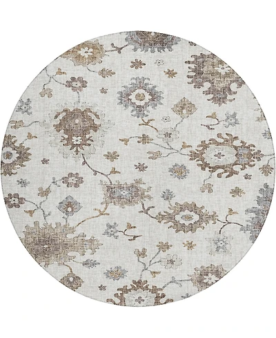 Dalyn Portico Washable PO6 8'x8' Round Area Rug
