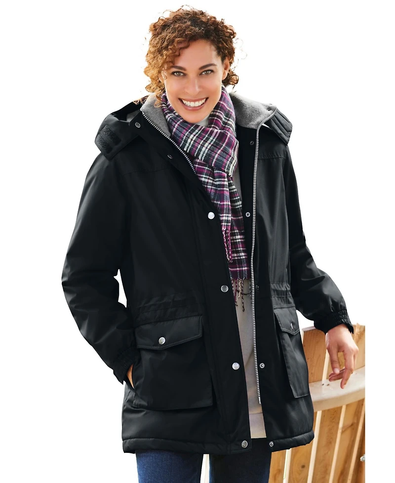 Woman Within Women's Microfiber Parka