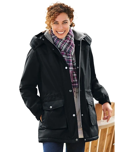 Woman Within Women's Microfiber Parka