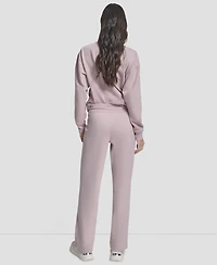 Dkny Women's Sport Stacked Transfer Logo Track Pants