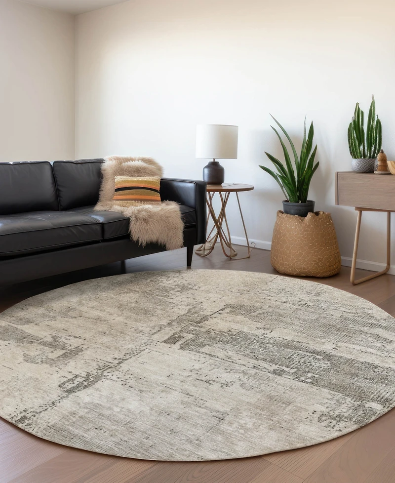 Dalyn Nouveau Washable NV8 8'x8' Round Area Rug