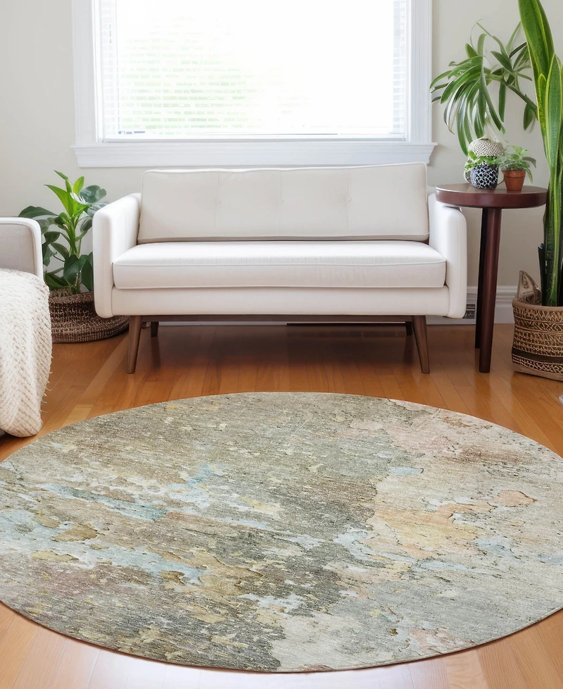 Dalyn Ravenna Washable RN3 8'x8' Round Area Rug