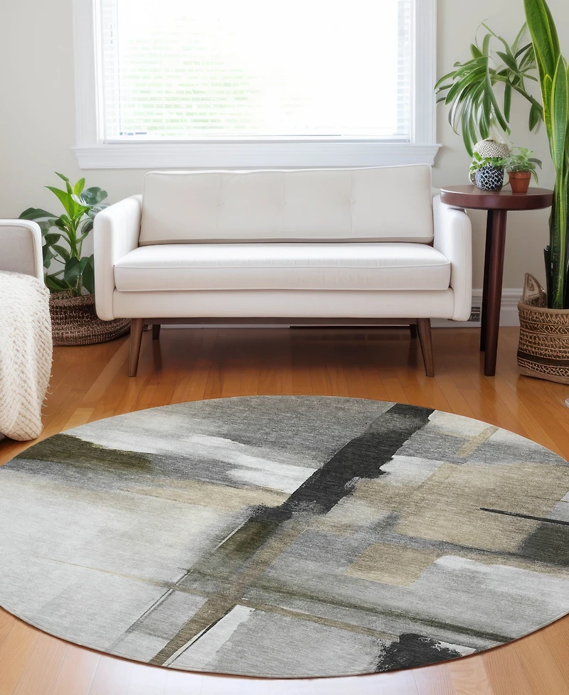 Dalyn Ravenna Washable RN9 8'x8' Round Area Rug