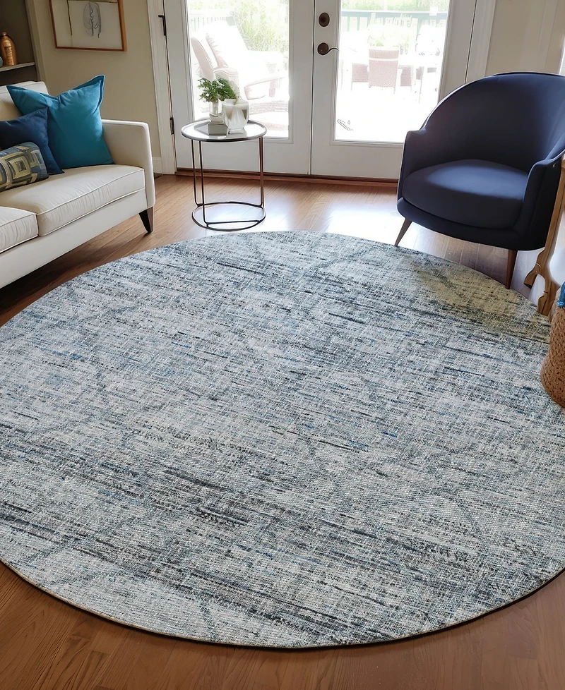 Dalyn Portico Washable PO1 8'x8' Round Area Rug