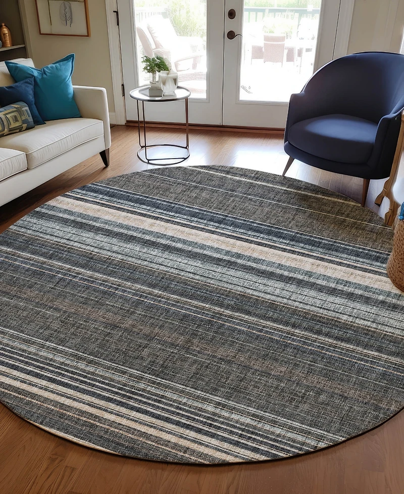 Dalyn Portico Washable PO2 8'x8' Round Area Rug