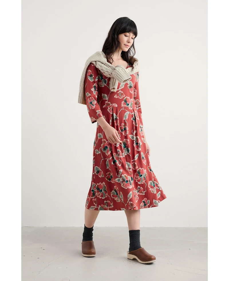 Seasalt Cornwall Women's Pier View Quarter Sleeve Dress