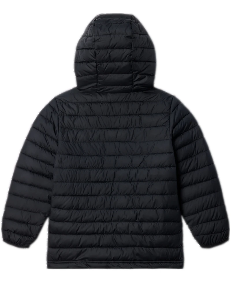 Columbia Big Boys Powder Lite Ii Quilted Colorblocked Full-Zip Hooded Jacket