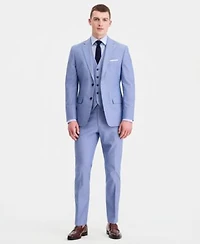 Tommy Hilfiger Mens Modern Stretch Chambray Suit Separates