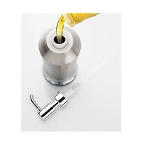 iDesign Brushed Stainless Steel Soap Dispenser - Split Finish