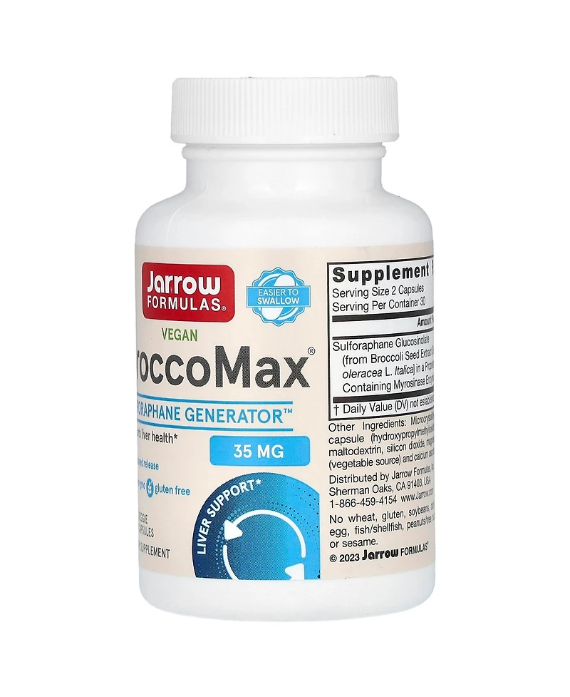 Jarrow Formulas Nutrition BroccoMax