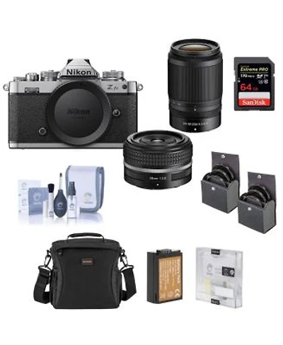 Nikon Z Fc Dx Format Mirrorless Camera With Nikkor Z 28mm F 2.8 Se 50 250mm Lens Bundle